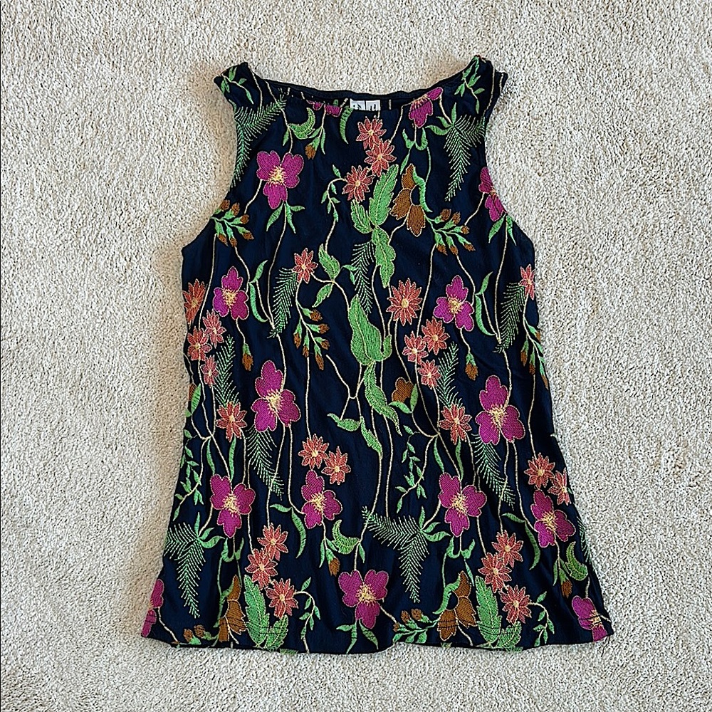 Meadow Rue by Anthropologie Sleeveless Top-EUC!